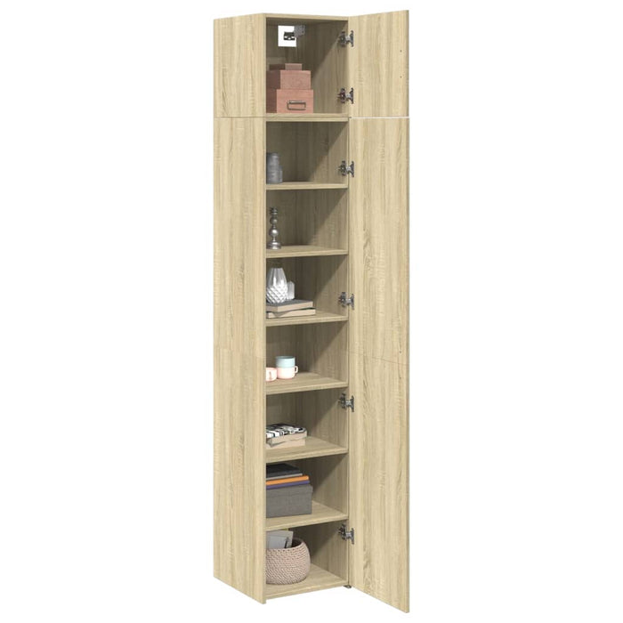 Dulap de depozitare slim, stejar sonoma, 40x42,5x225cm, lemn - WALTI WALTI