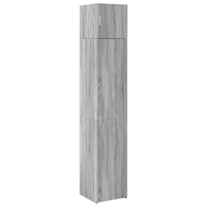 Dulap depozitare slim sonoma gri 40x42,5x225 cm lemn prelucrat WALTI