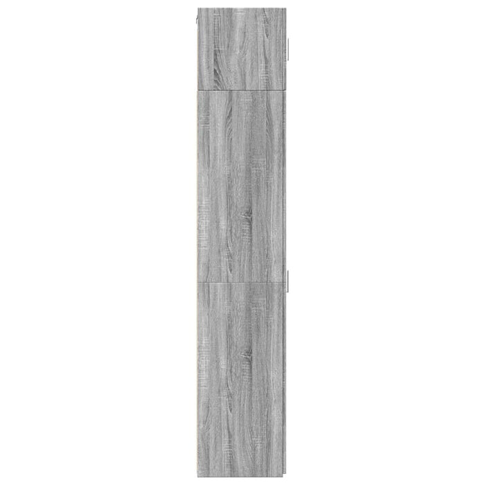 Dulap depozitare slim sonoma gri 40x42,5x225 cm lemn prelucrat WALTI