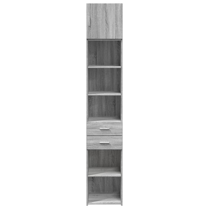 Dulap depozitare slim sonoma gri 40x42,5x225 cm lemn prelucrat WALTI