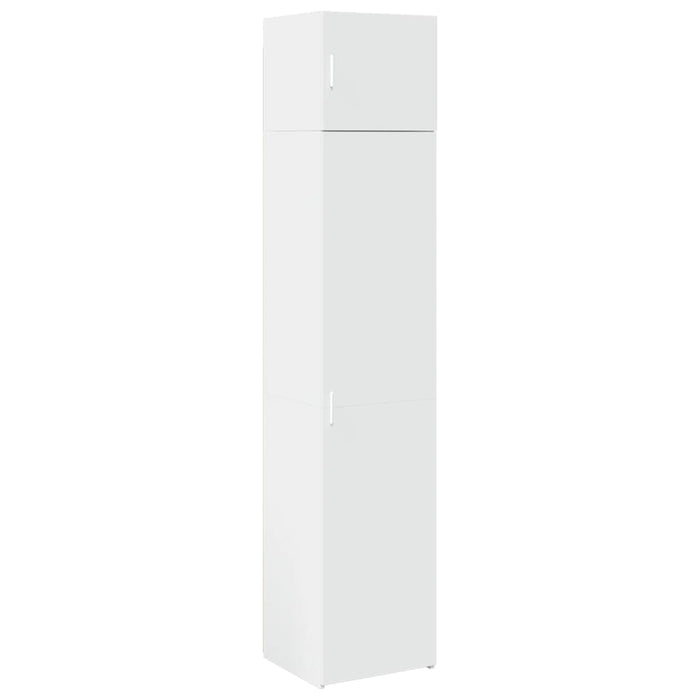 Dulap depozitare slim alb 45x42,5x225 cm lemn prelucrat - WALTI WALTI
