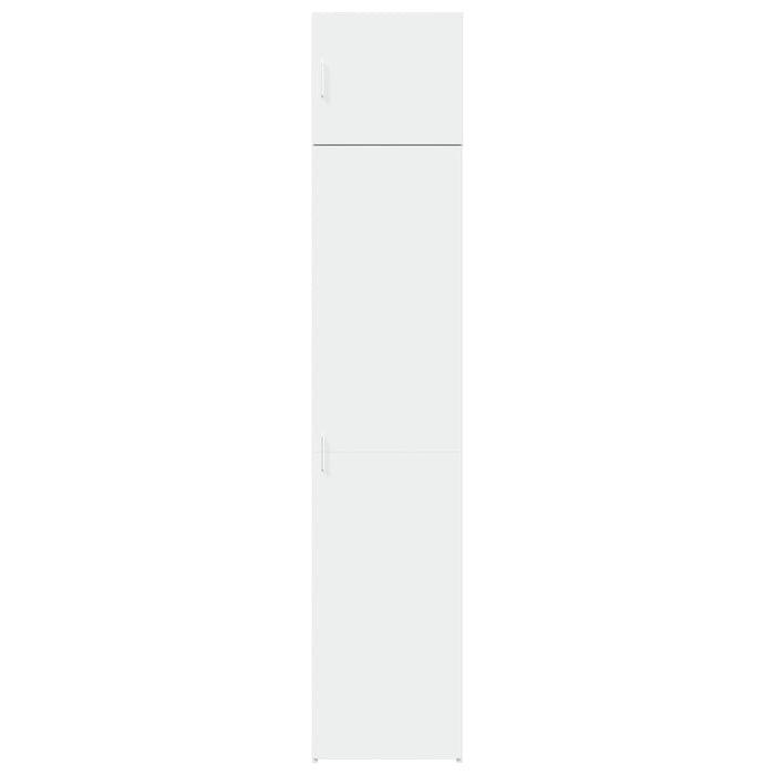 Dulap depozitare slim alb 45x42,5x225 cm lemn prelucrat - WALTI WALTI