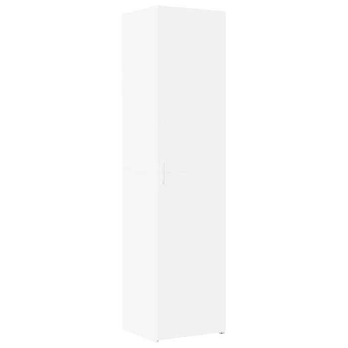 Dulap depozitare slim alb 45x42,5x225 cm lemn prelucrat - WALTI WALTI