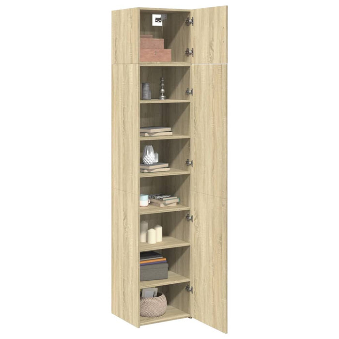 Dulap de depozitare slim, stejar sonoma, 45x42,5x225cm, lemn - WALTI WALTI