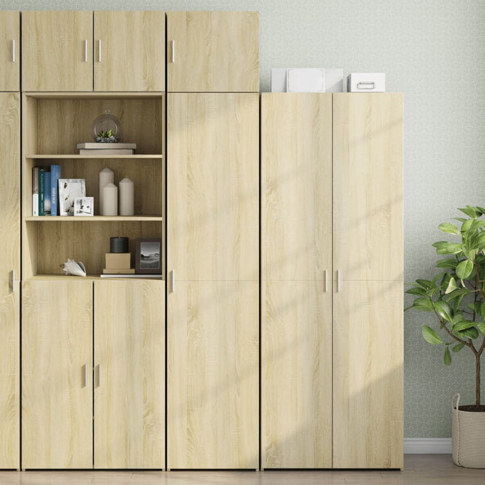 Dulap de depozitare slim, stejar sonoma, 45x42,5x225cm, lemn - WALTI WALTI