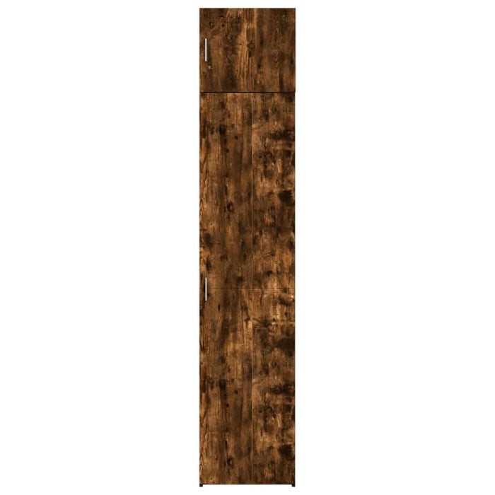 Dulap de depozitare slim, stejar fumuriu, 45x42,5x225 cm, lemn WALTI