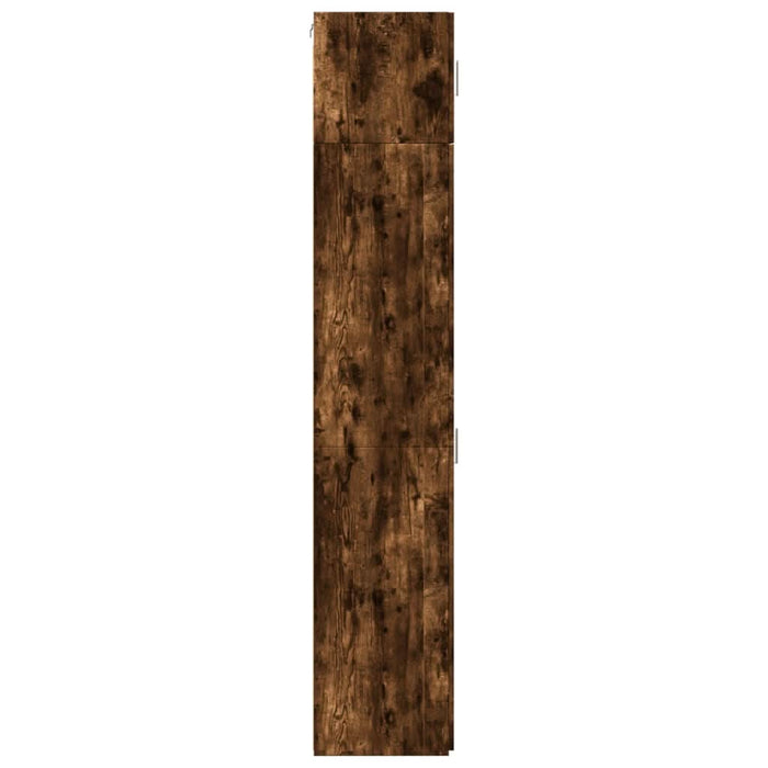 Dulap de depozitare slim, stejar fumuriu, 45x42,5x225 cm, lemn WALTI