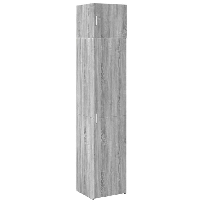 Dulap depozitare slim sonoma gri 45x42,5x225 cm lemn prelucrat - WALTI WALTI