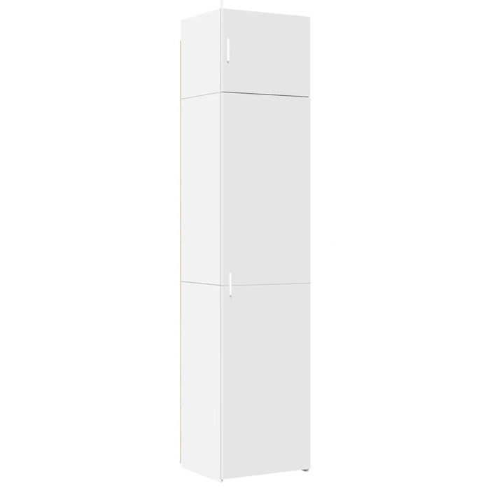 Dulap depozitare slim alb 50x42,5x225 cm lemn prelucrat - WALTI WALTI