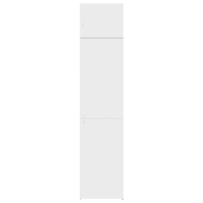 Dulap depozitare slim alb 50x42,5x225 cm lemn prelucrat - WALTI WALTI