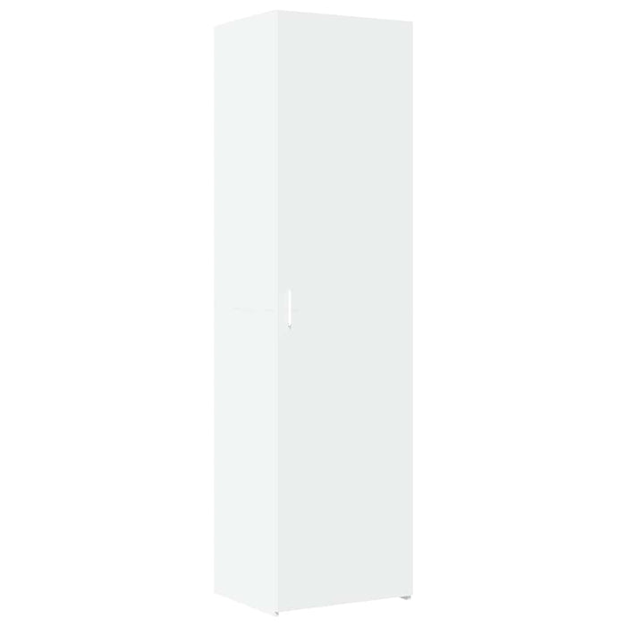 Dulap depozitare slim alb 50x42,5x225 cm lemn prelucrat - WALTI WALTI