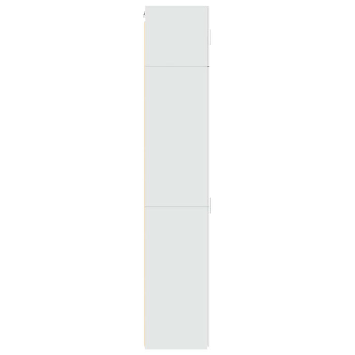Dulap depozitare slim alb 50x42,5x225 cm lemn prelucrat - WALTI WALTI