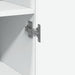 Dulap depozitare slim alb 50x42,5x225 cm lemn prelucrat - WALTI WALTI