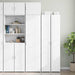 Dulap depozitare slim alb 50x42,5x225 cm lemn prelucrat - WALTI WALTI