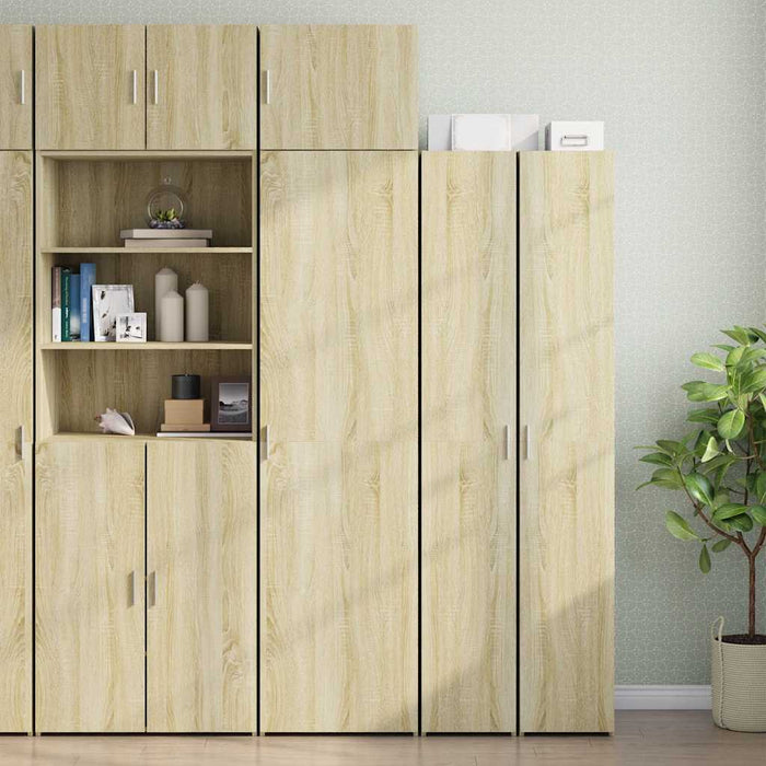 Dulap de depozitare slim, stejar sonoma, 50x42,5x225cm, lemn - WALTI WALTI