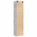 Dulap depozitare slim gri beton 50x42,5x225 cm lemn prelucrat - WALTI WALTI