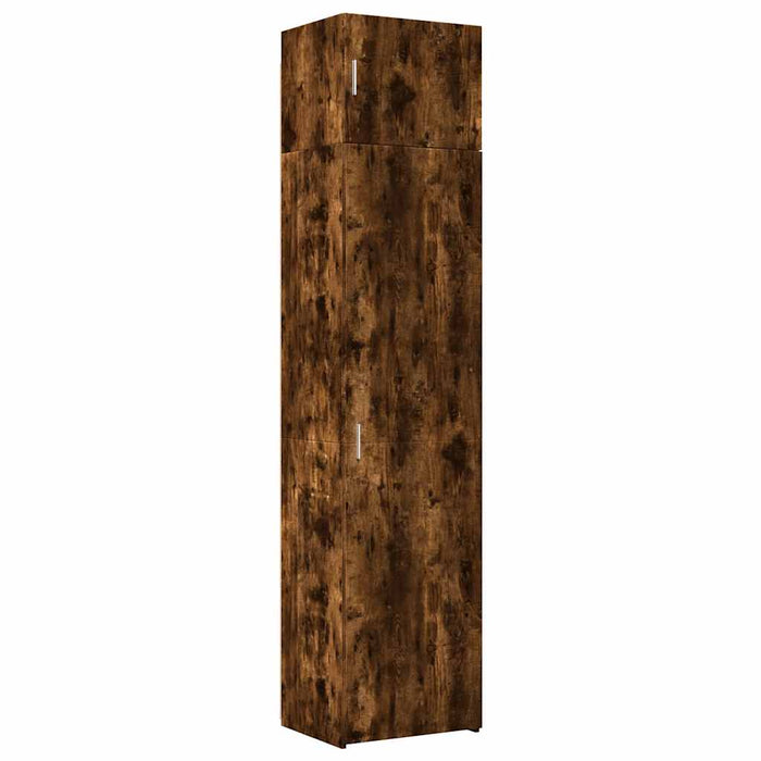 Dulap de depozitare slim, stejar fumuriu, 50x42,5x225 cm, lemn - WALTI WALTI