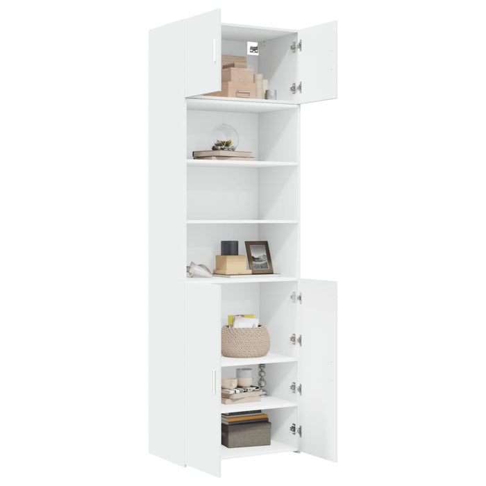 Dulap de depozitare, alb, 70x42,5x225 cm, lemn prelucrat - WALTI WALTI
