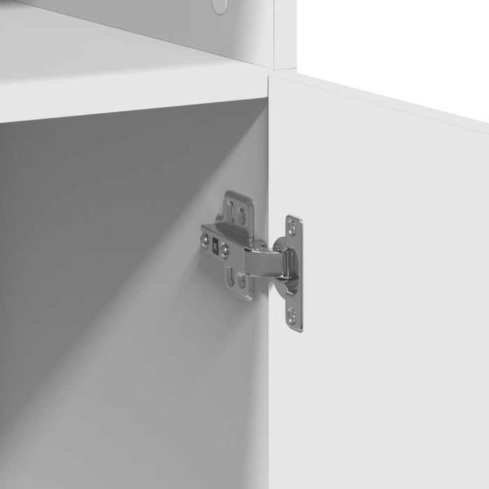 Dulap de depozitare, alb, 70x42,5x225 cm, lemn prelucrat - WALTI WALTI