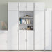 Dulap de depozitare, alb, 70x42,5x225 cm, lemn prelucrat - WALTI WALTI