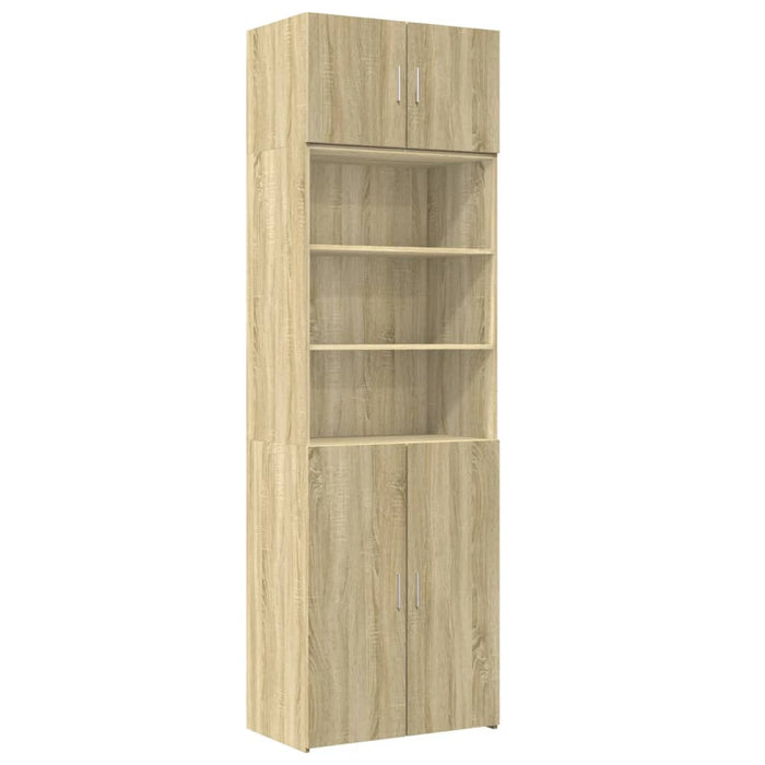 Dulap de depozitare, stejar sonoma, 70x42,5x225, lemn prelucrat WALTI