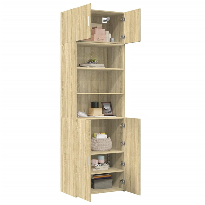Dulap de depozitare, stejar sonoma, 70x42,5x225, lemn prelucrat WALTI