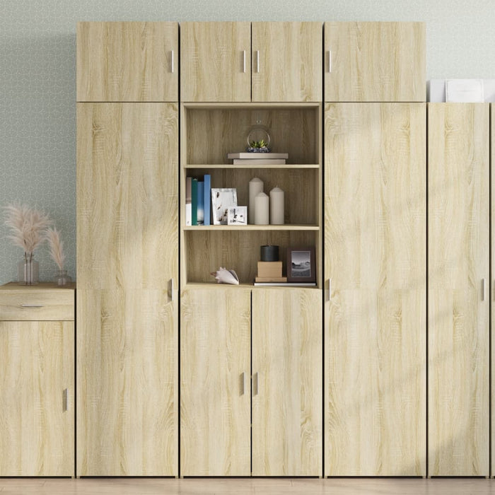 Dulap de depozitare, stejar sonoma, 70x42,5x225, lemn prelucrat WALTI
