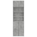 Dulap de depozitare, gri beton, 70x42,5x225 cm, lemn prelucrat - WALTI WALTI