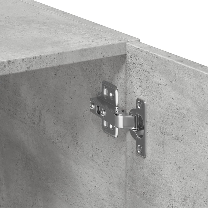 Dulap de depozitare, gri beton, 70x42,5x225 cm, lemn prelucrat - WALTI WALTI