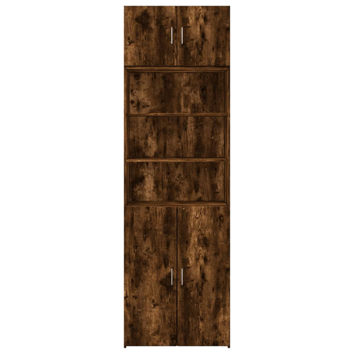 Dulap depozitare stejar fumuriu 70x42,5x225 cm lemn prelucrat - WALTI WALTI