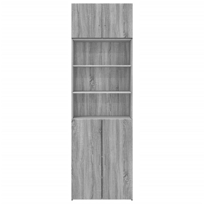 Dulap de depozitare, sonoma gri, 70x42,5x225, lemn prelucrat - WALTI WALTI