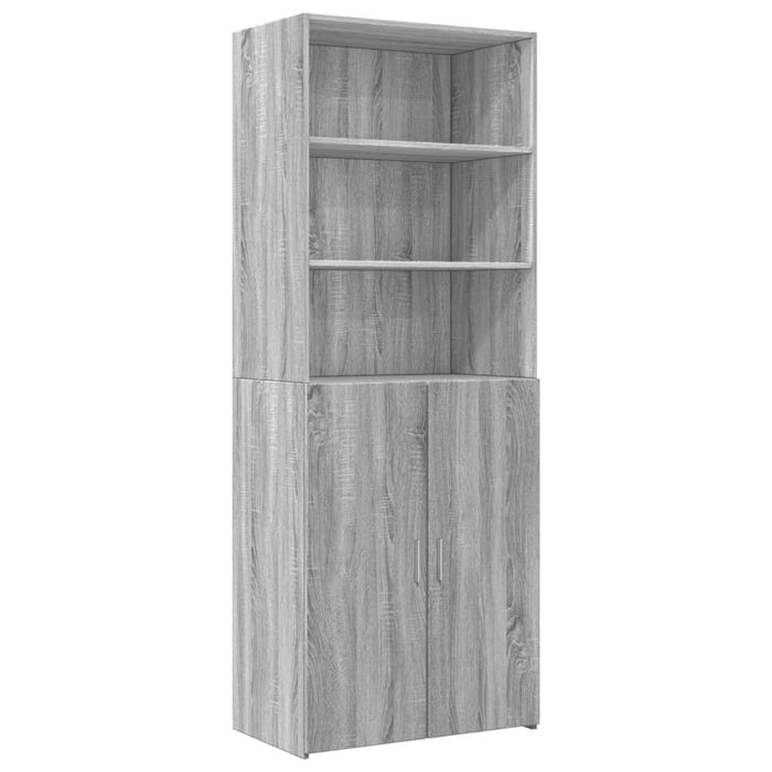Dulap de depozitare, sonoma gri, 70x42,5x225, lemn prelucrat - WALTI WALTI