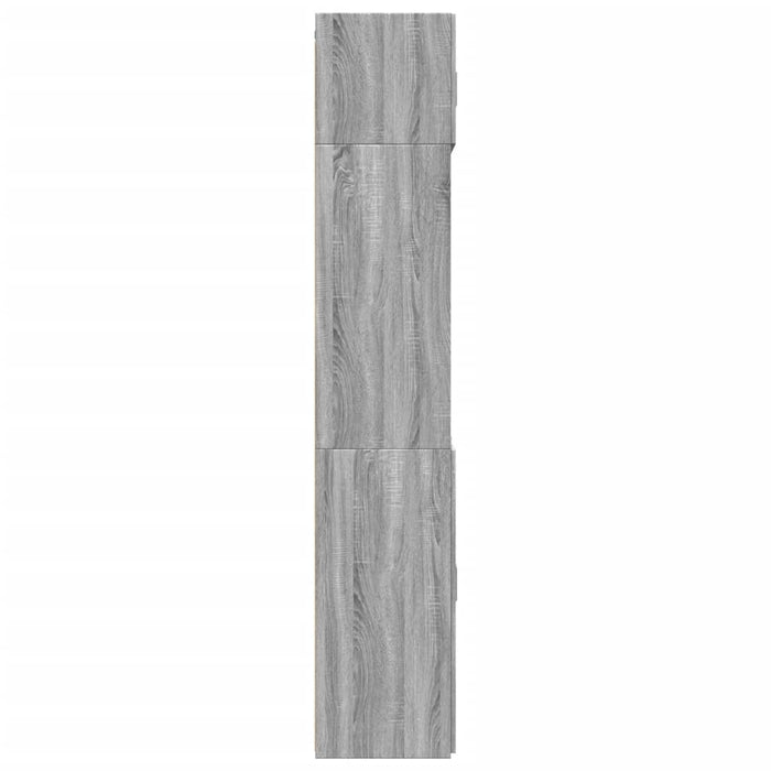 Dulap de depozitare, sonoma gri, 70x42,5x225, lemn prelucrat - WALTI WALTI