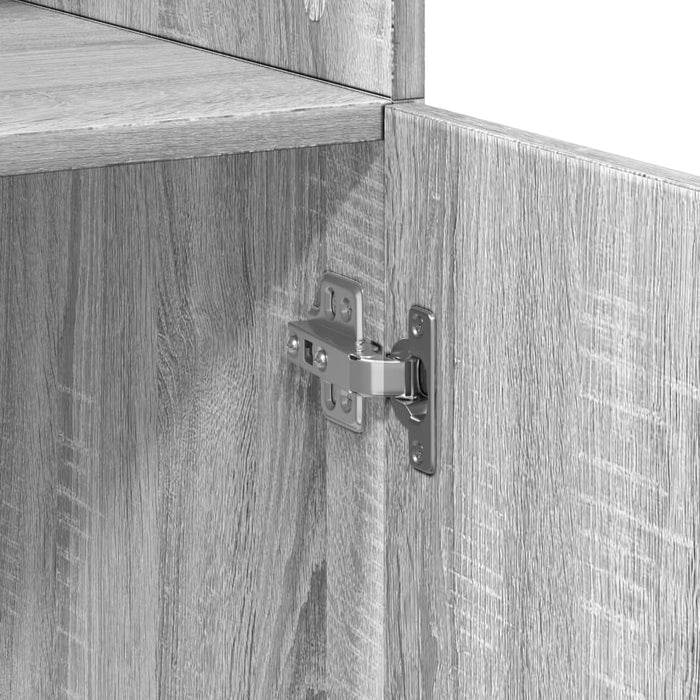 Dulap de depozitare, sonoma gri, 70x42,5x225, lemn prelucrat - WALTI WALTI