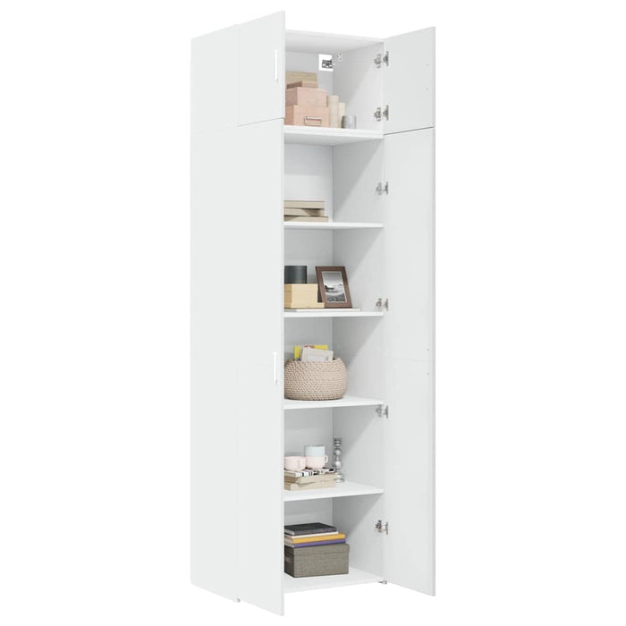 Dulap de depozitare, alb, 70x42,5x225 cm, lemn prelucrat - WALTI WALTI