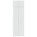 Dulap de depozitare, alb, 70x42,5x225 cm, lemn prelucrat - WALTI WALTI