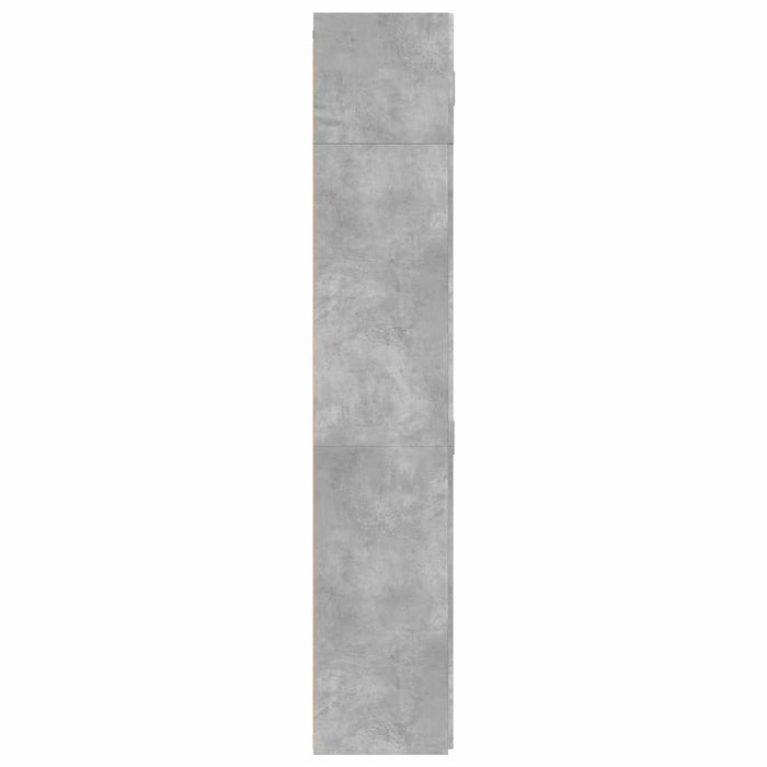 Dulap de depozitare, gri beton, 70x42,5x225 cm, lemn prelucrat - WALTI WALTI