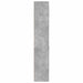 Dulap de depozitare, gri beton, 70x42,5x225 cm, lemn prelucrat - WALTI WALTI