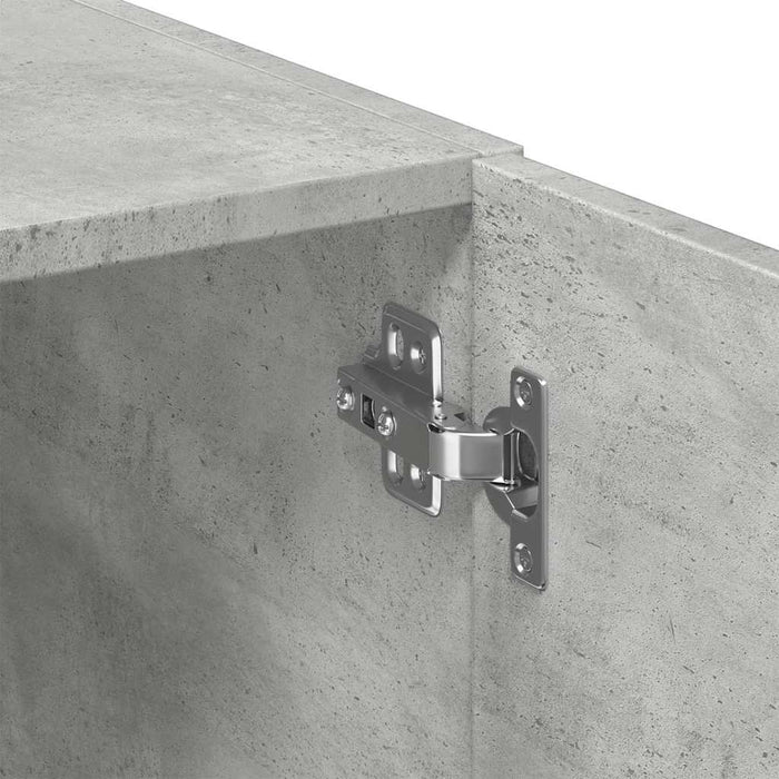 Dulap de depozitare, gri beton, 70x42,5x225 cm, lemn prelucrat - WALTI WALTI