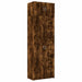 Dulap depozitare stejar fumuriu 70x42,5x225 cm lemn prelucrat - WALTI WALTI