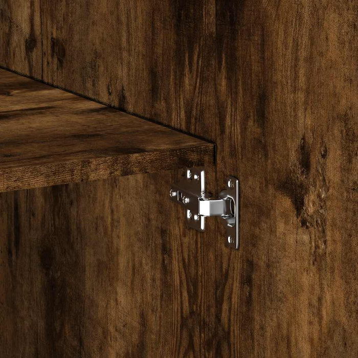Dulap depozitare stejar fumuriu 70x42,5x225 cm lemn prelucrat - WALTI WALTI