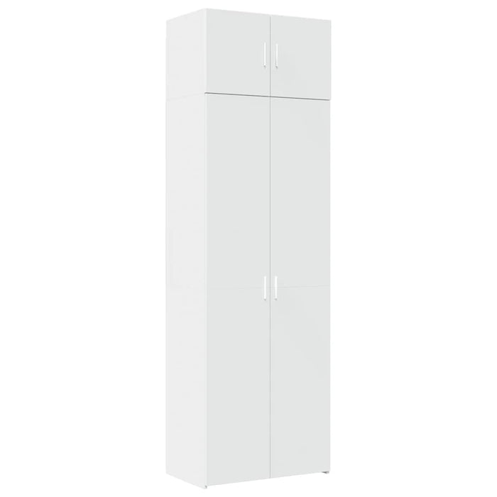 Dulap de depozitare, alb, 70x42,5x225 cm, lemn prelucrat - WALTI WALTI