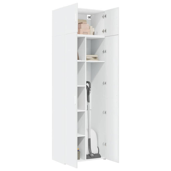 Dulap de depozitare, alb, 70x42,5x225 cm, lemn prelucrat - WALTI WALTI