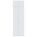 Dulap de depozitare, alb, 70x42,5x225 cm, lemn prelucrat - WALTI WALTI