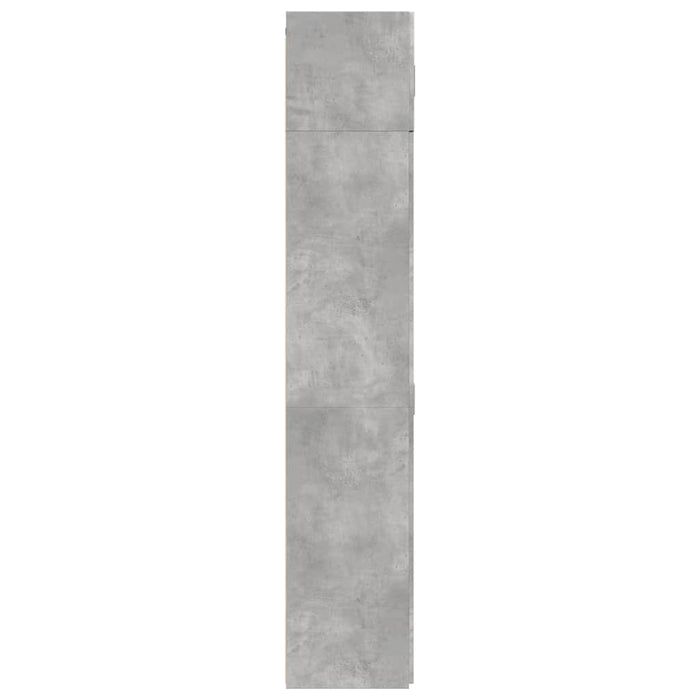 Dulap de depozitare, gri beton, 70x42,5x225 cm, lemn prelucrat - WALTI WALTI