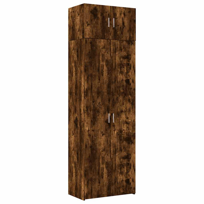 Dulap depozitare stejar fumuriu 70x42,5x225 cm lemn prelucrat WALTI