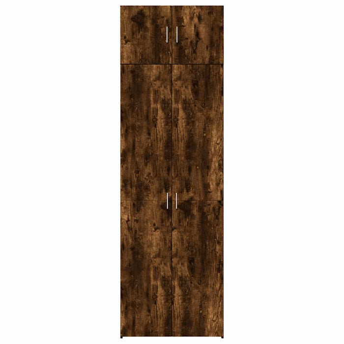 Dulap depozitare stejar fumuriu 70x42,5x225 cm lemn prelucrat WALTI
