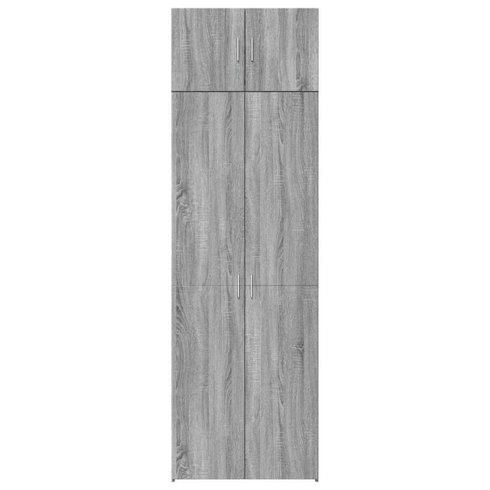 Dulap de depozitare, sonoma gri, 70x42,5x225, lemn prelucrat WALTI