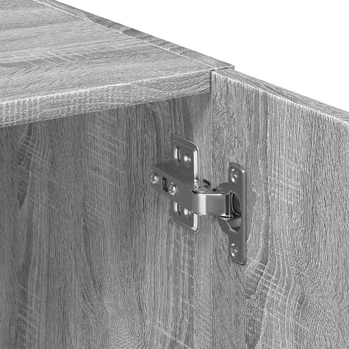 Dulap de depozitare, sonoma gri, 70x42,5x225, lemn prelucrat WALTI
