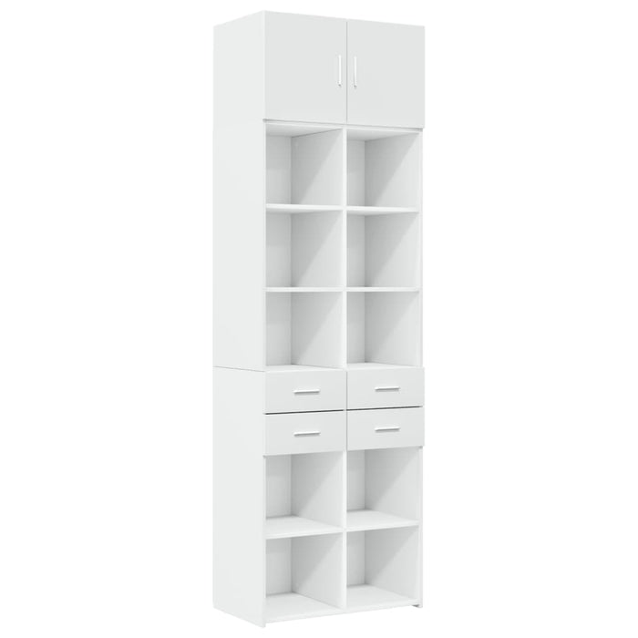 Dulap de depozitare, alb, 70x42,5x225 cm, lemn prelucrat - WALTI WALTI